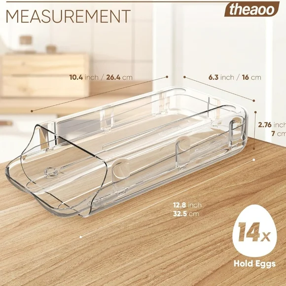 Transparent Egg Storage Box for Kitchen - Picture 3 of 4